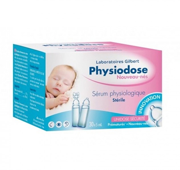 Physiodose Sérum Physiologique Nouveau-Nés 30 Unidoses
